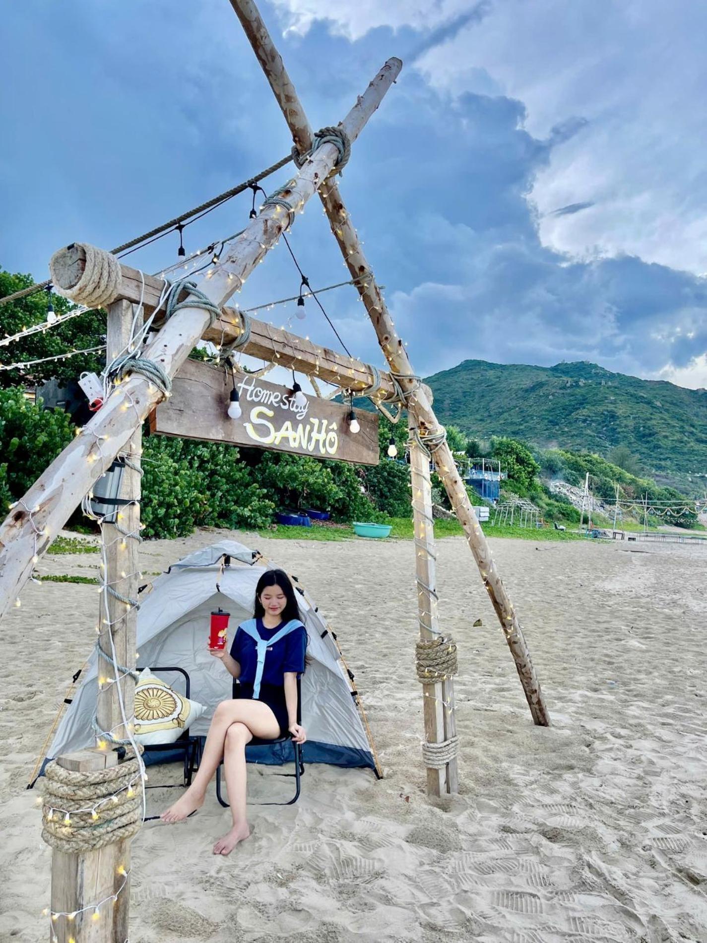 San Ho Homestay Phu Cat Buitenkant foto